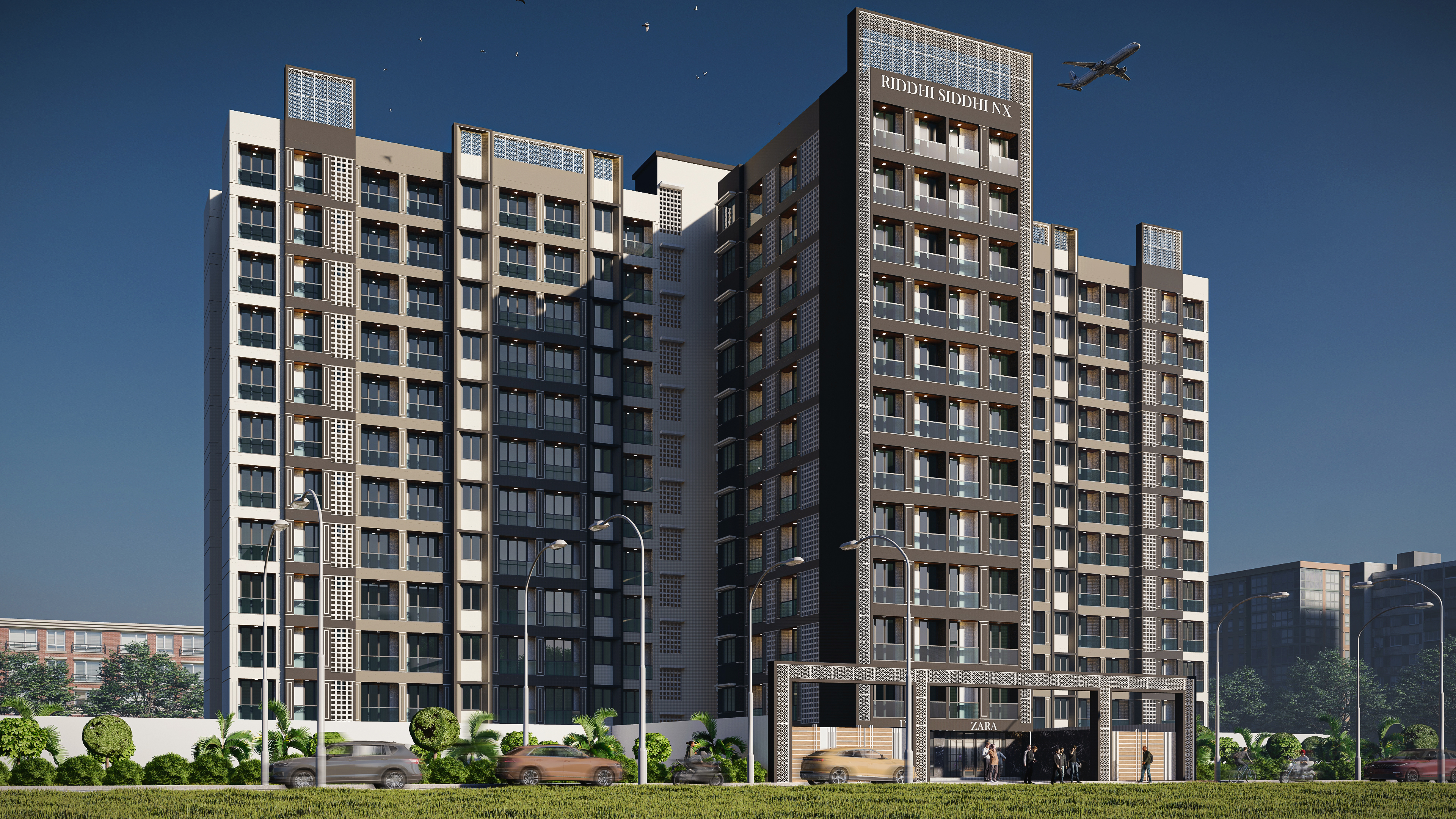 KAL 1 - residential towers visualization by Square Space