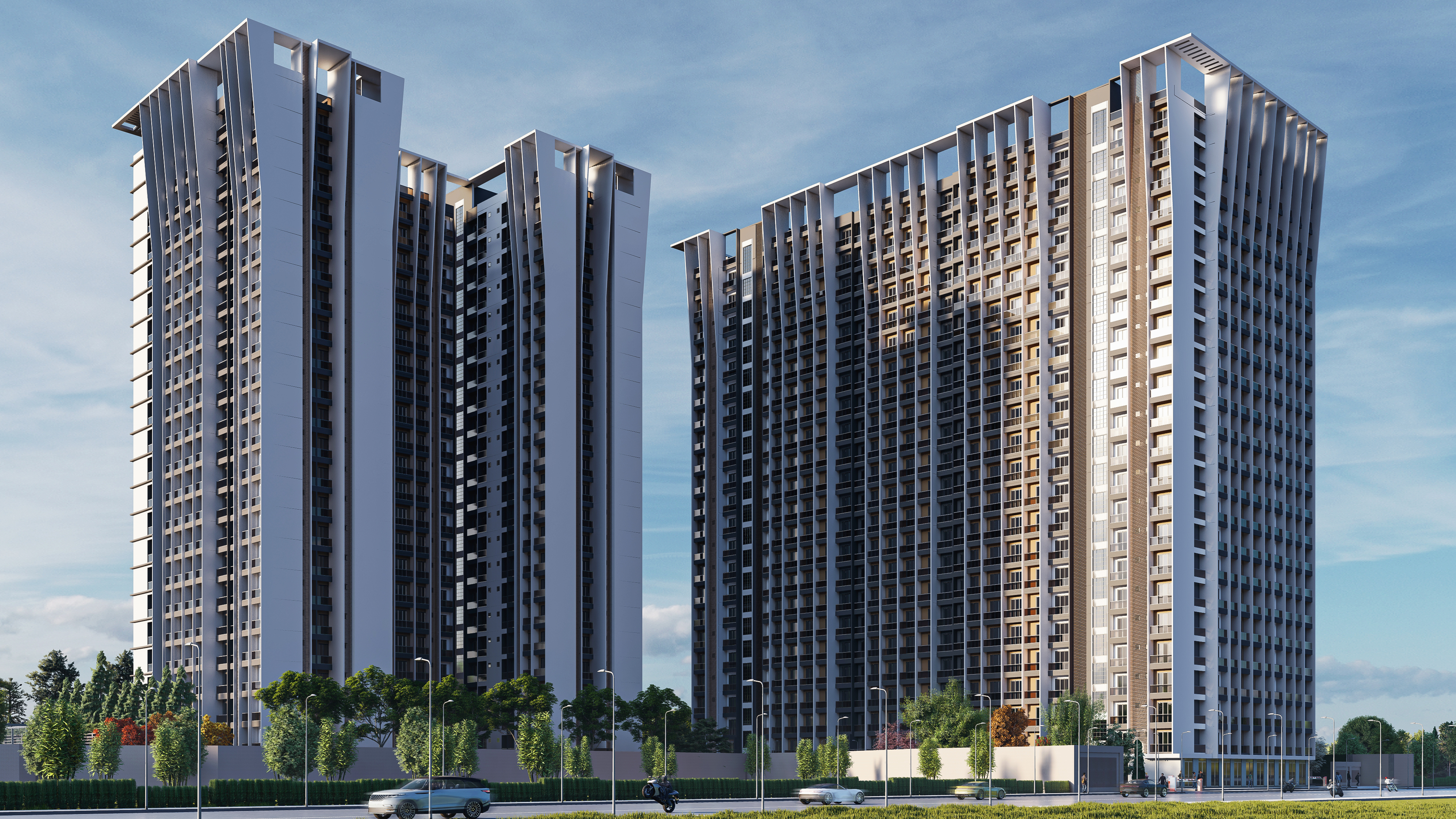 KAL 3 - residential towers visualization by Square Space